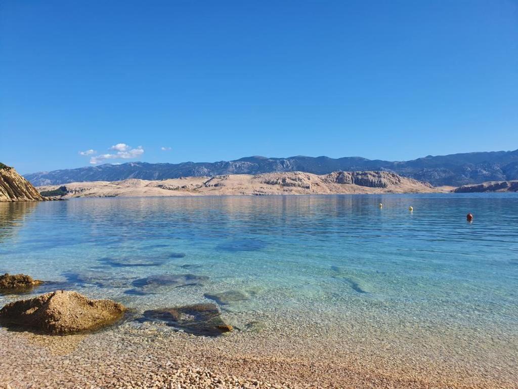 Villa Pag Dubrava Relax With Pool Bosana ภายนอก รูปภาพ