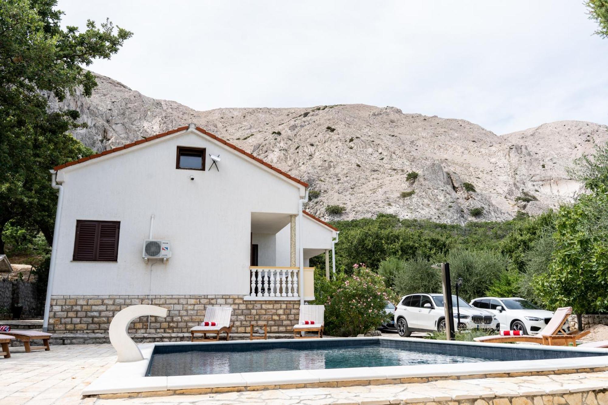 Villa Pag Dubrava Relax With Pool Bosana ภายนอก รูปภาพ