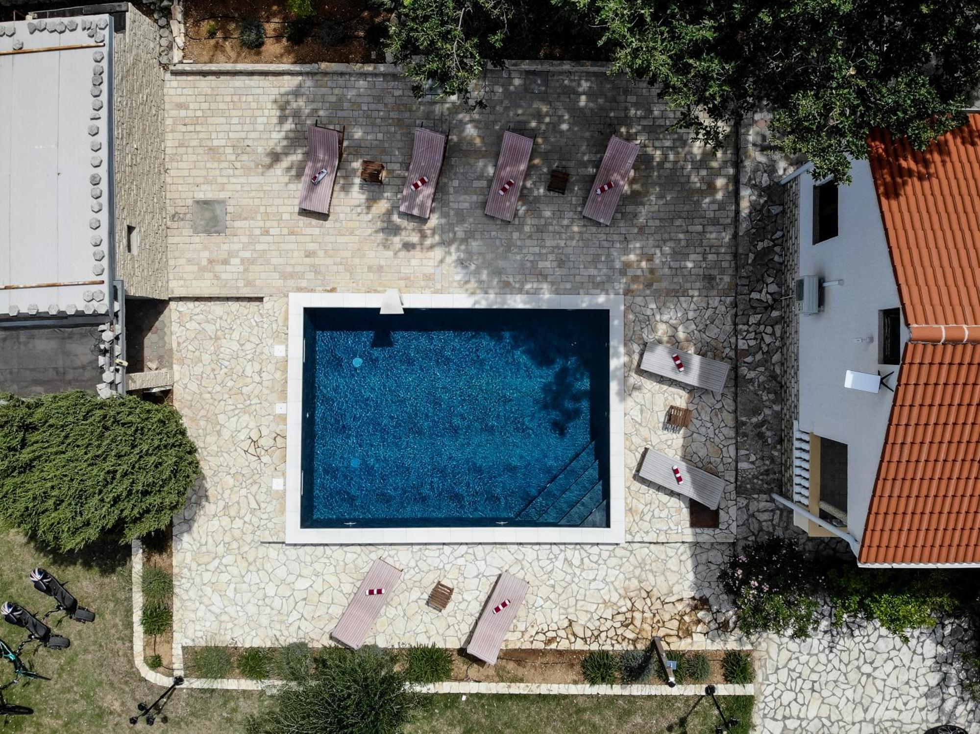 Villa Pag Dubrava Relax With Pool Bosana ภายนอก รูปภาพ