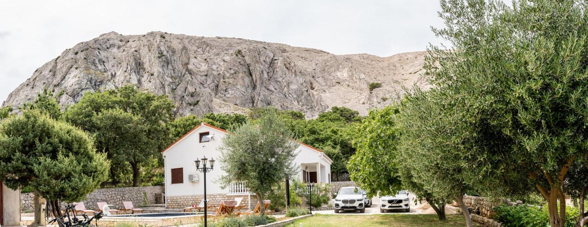 Villa Pag Dubrava Relax With Pool Bosana ภายนอก รูปภาพ