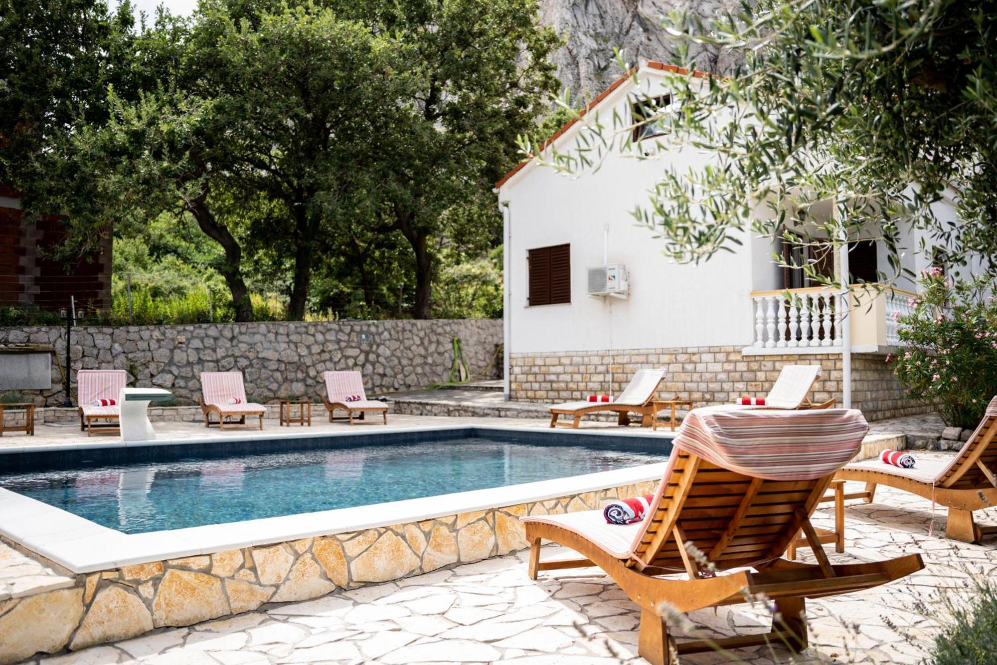 Villa Pag Dubrava Relax With Pool Bosana ภายนอก รูปภาพ