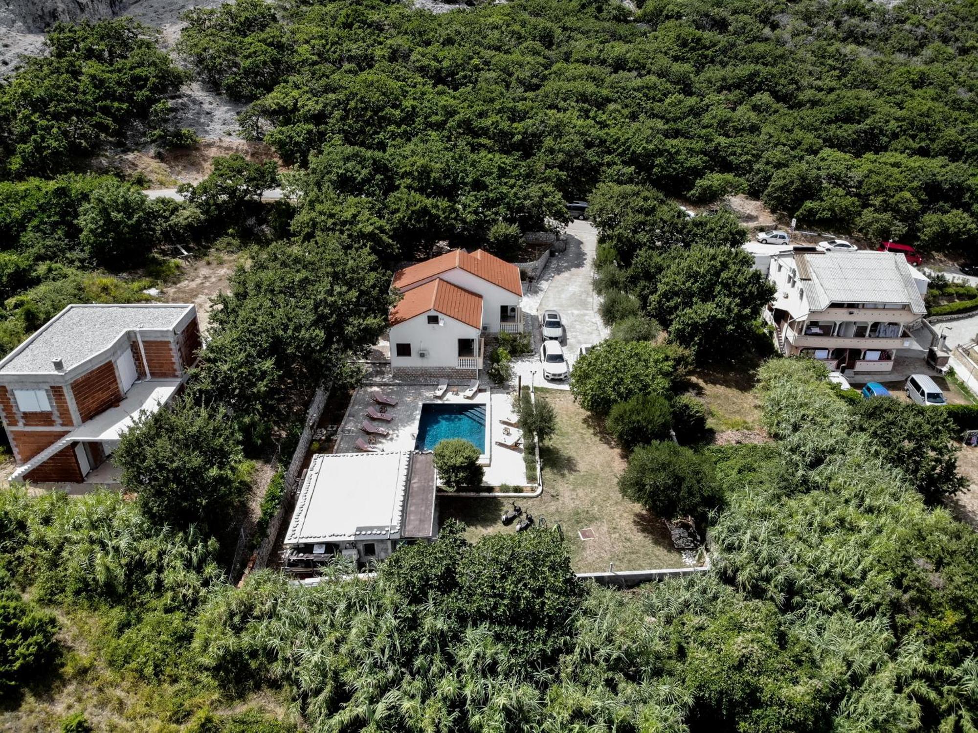 Villa Pag Dubrava Relax With Pool Bosana ภายนอก รูปภาพ