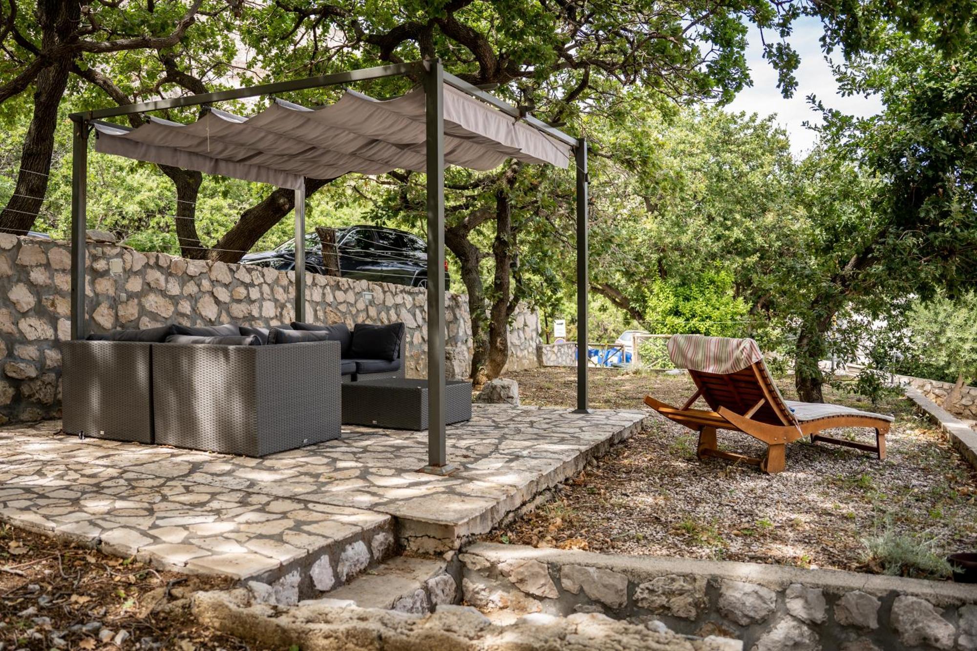 Villa Pag Dubrava Relax With Pool Bosana ภายนอก รูปภาพ
